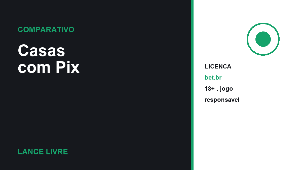 Casas de apostas com Pix, do jeito simples, Lance Livre