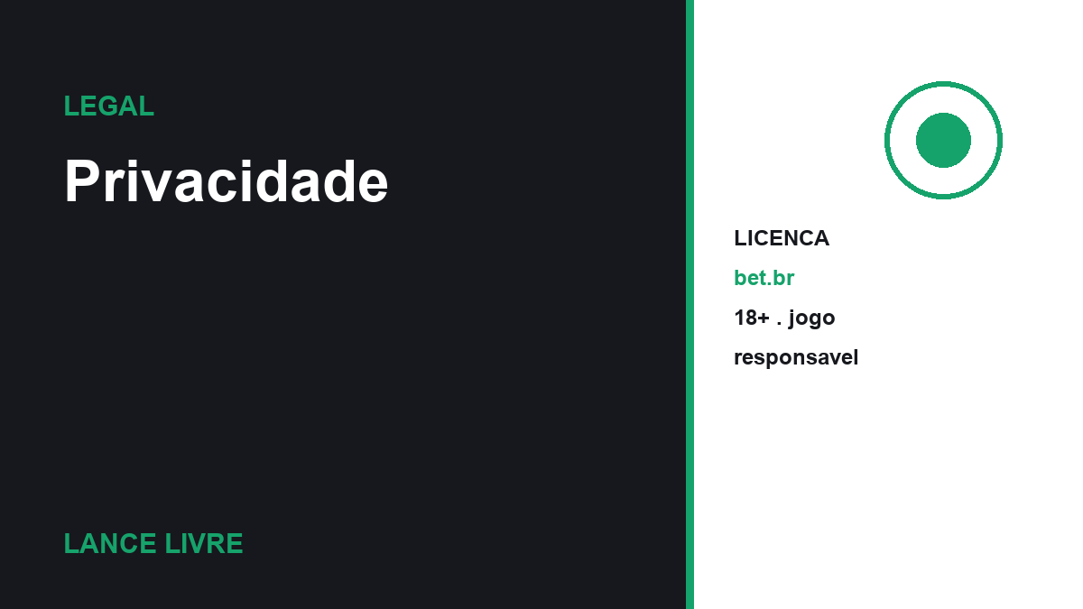 Politica de privacidade, Lance Livre
